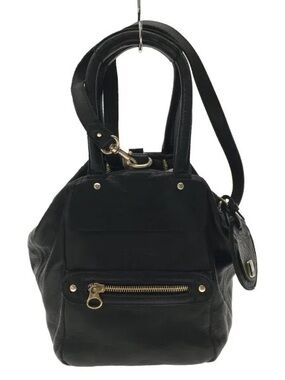 See By Chloe Black Leather Satchel with Gold Hardware